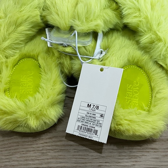 Women's Paris Crossband Fur Slippers - Stars Above - Picture 5 of 5